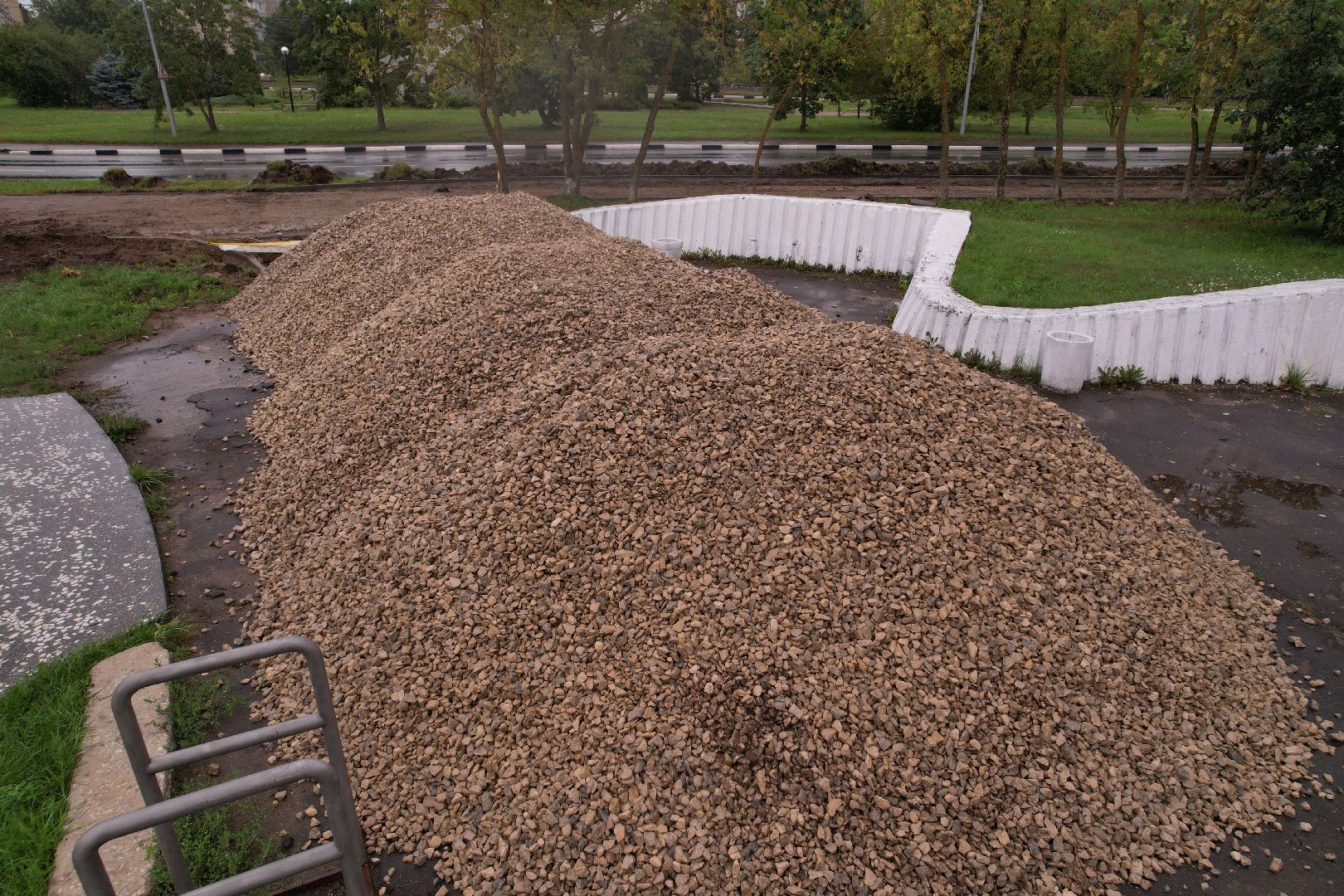 видео с коптера, дубна, набережная, благоустройство,