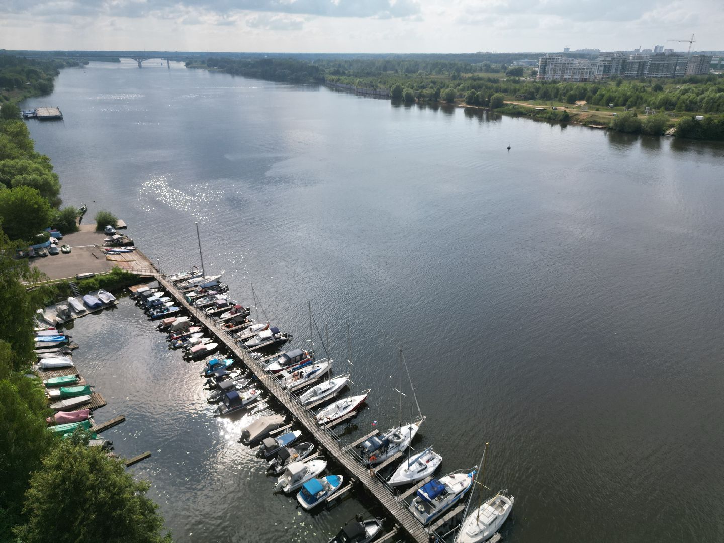 видео с коптера, дубна, набережная, благоустройство,