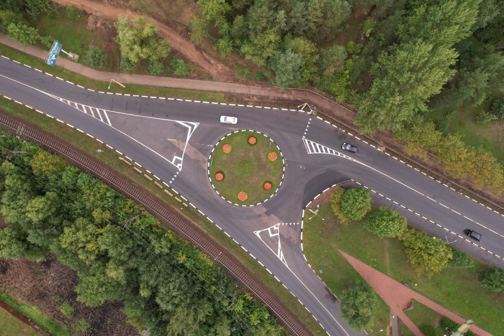 видео с коптера, дубна, набережная, благоустройство,