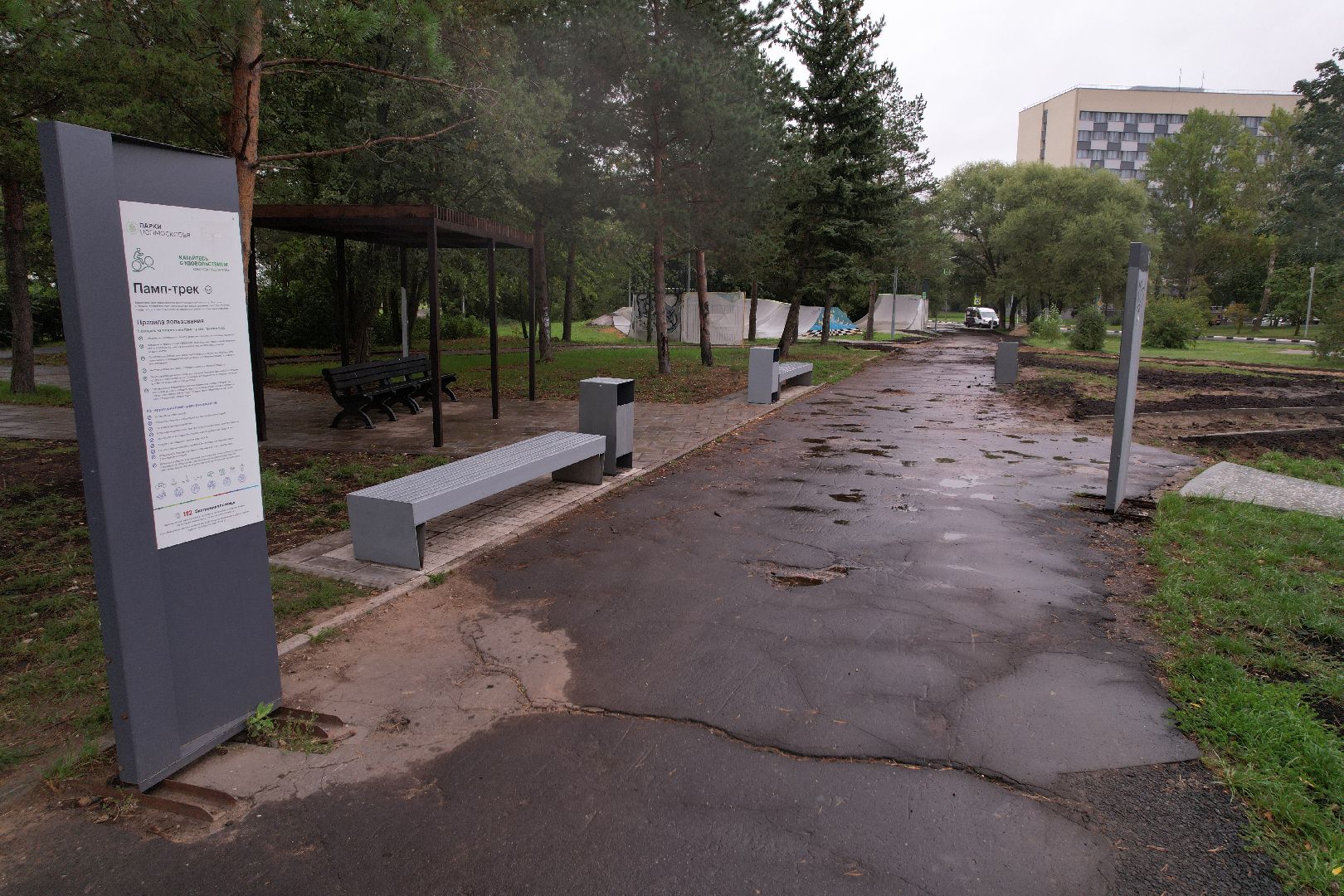 видео с коптера, дубна, набережная, благоустройство,