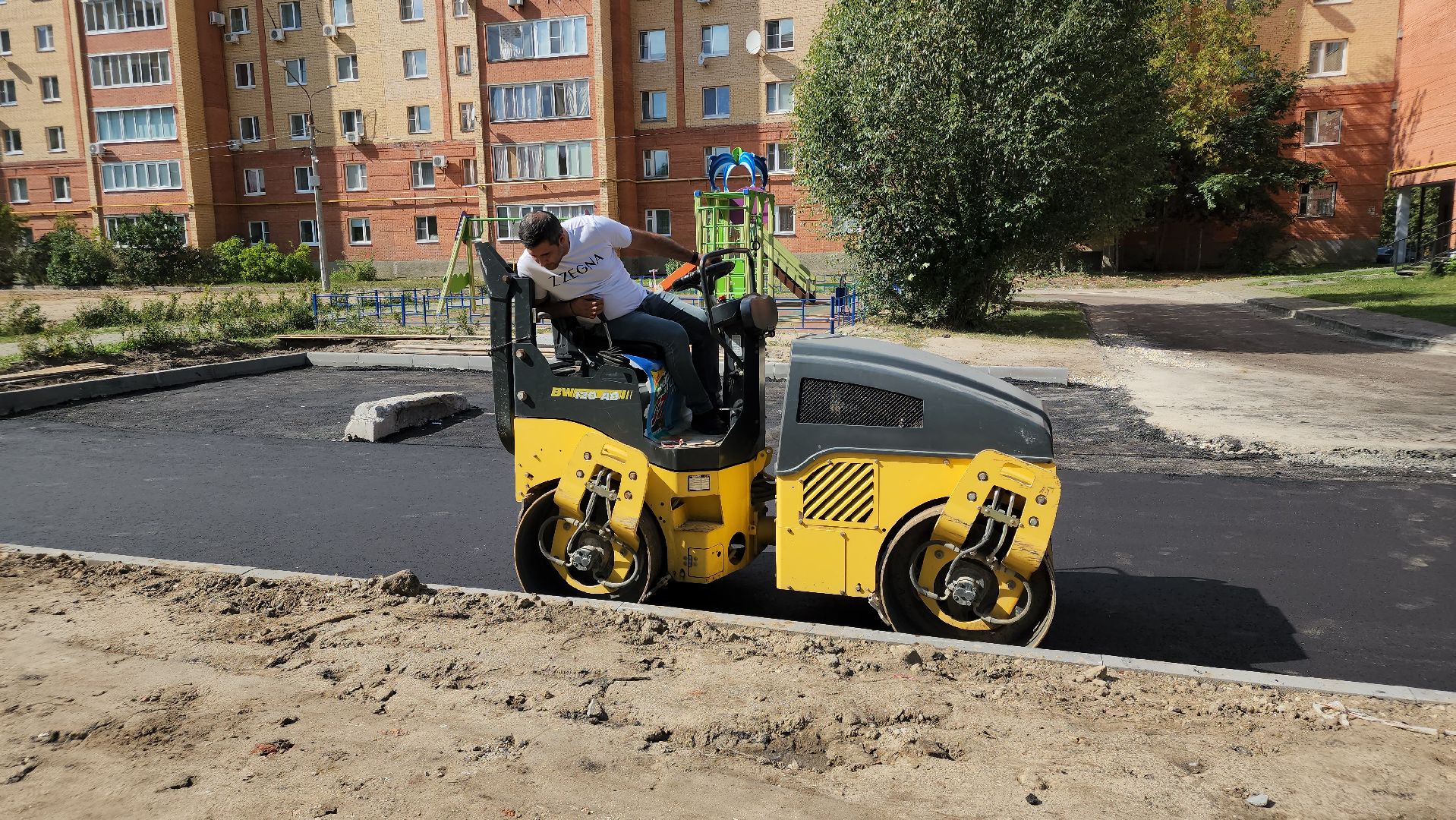 егорьевск, благоустройство, парковки, парковка, бордюры, тротуары,