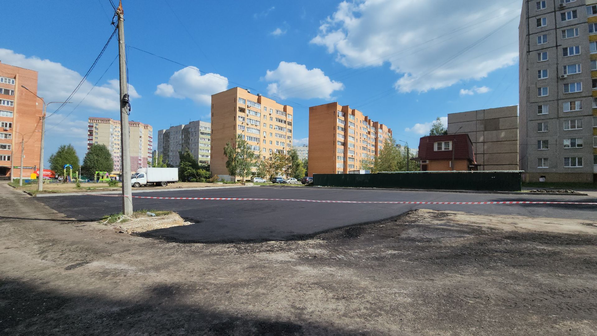 егорьевск, благоустройство, парковки, парковка, бордюры, тротуары,