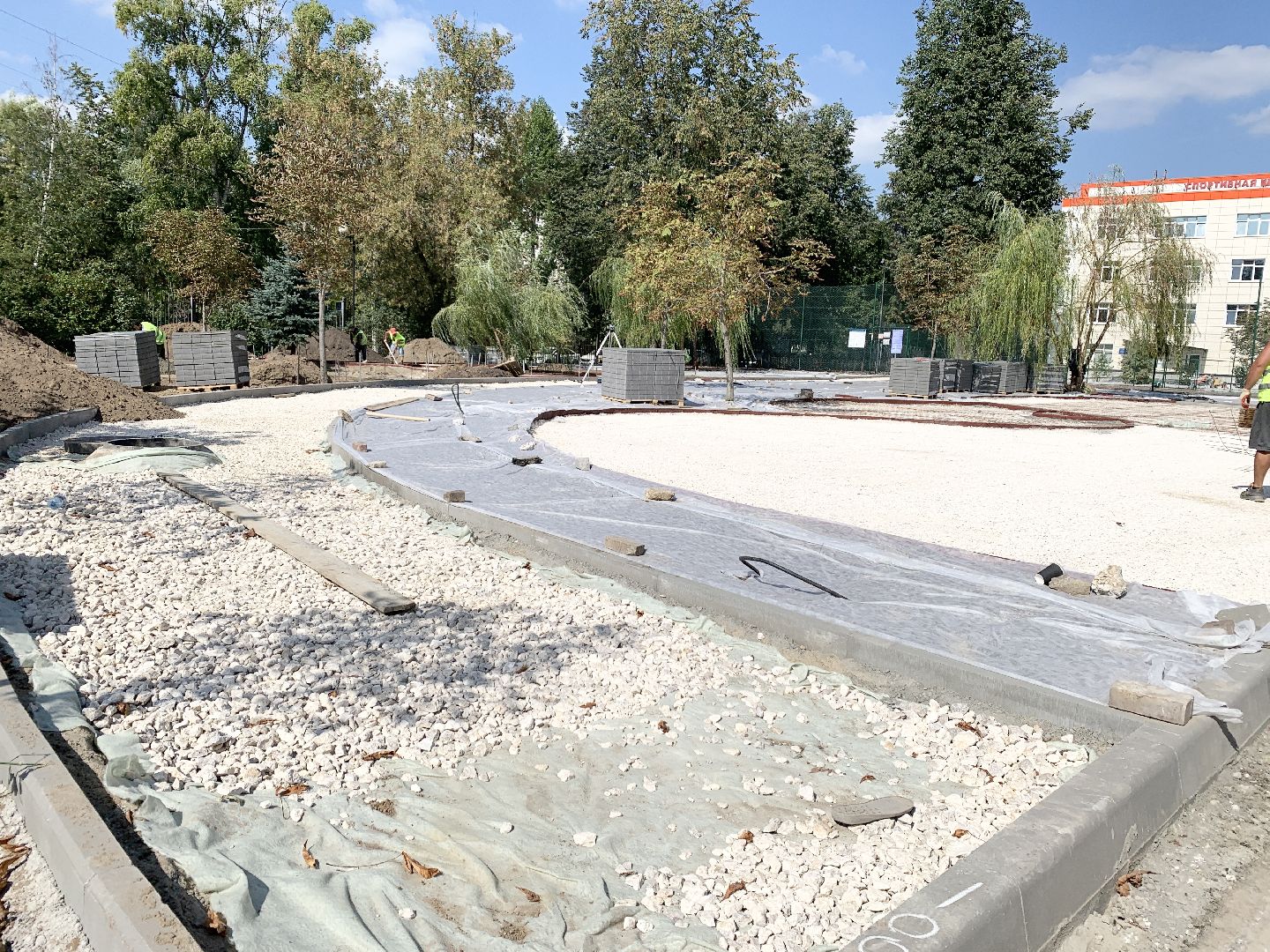 Балашиха, Подмосковье, Реконструкция стадиона Орион, Строительство,