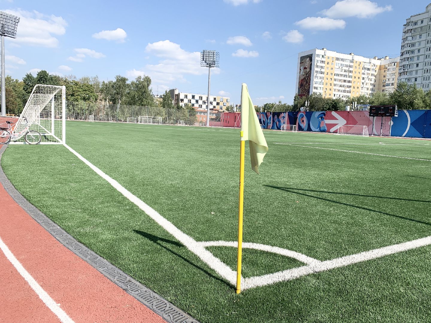 Балашиха, Подмосковье, Реконструкция стадиона Орион, Строительство,