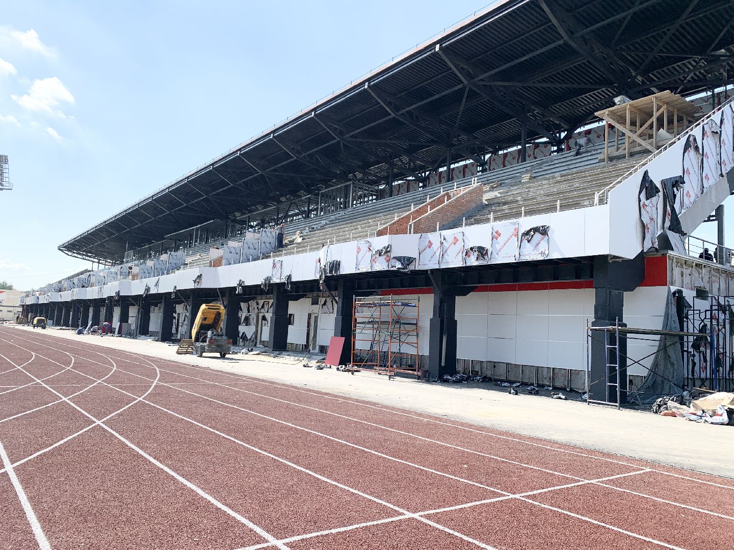 Балашиха, Подмосковье, Реконструкция стадиона Орион, Строительство,