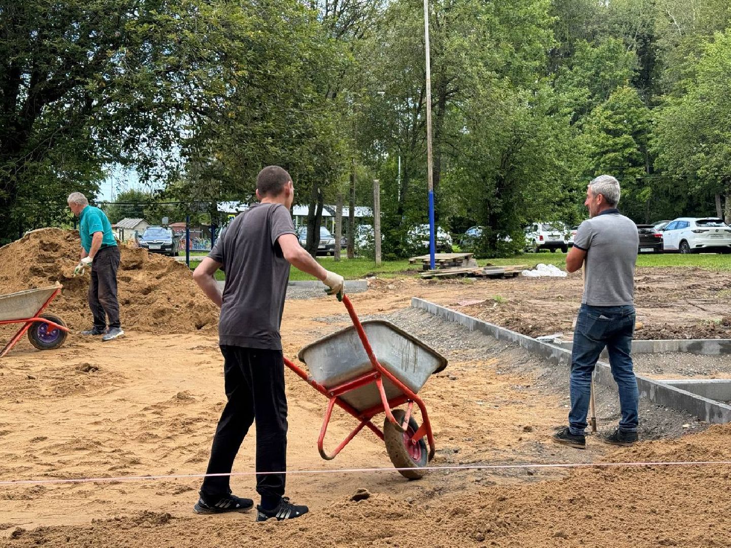 губернаторская площадка, городской округ восход, дети, бригада рабочих,