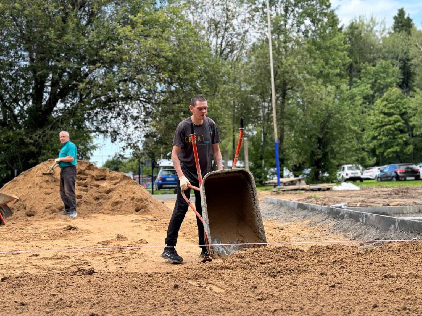 губернаторская площадка, городской округ восход, дети, бригада рабочих,
