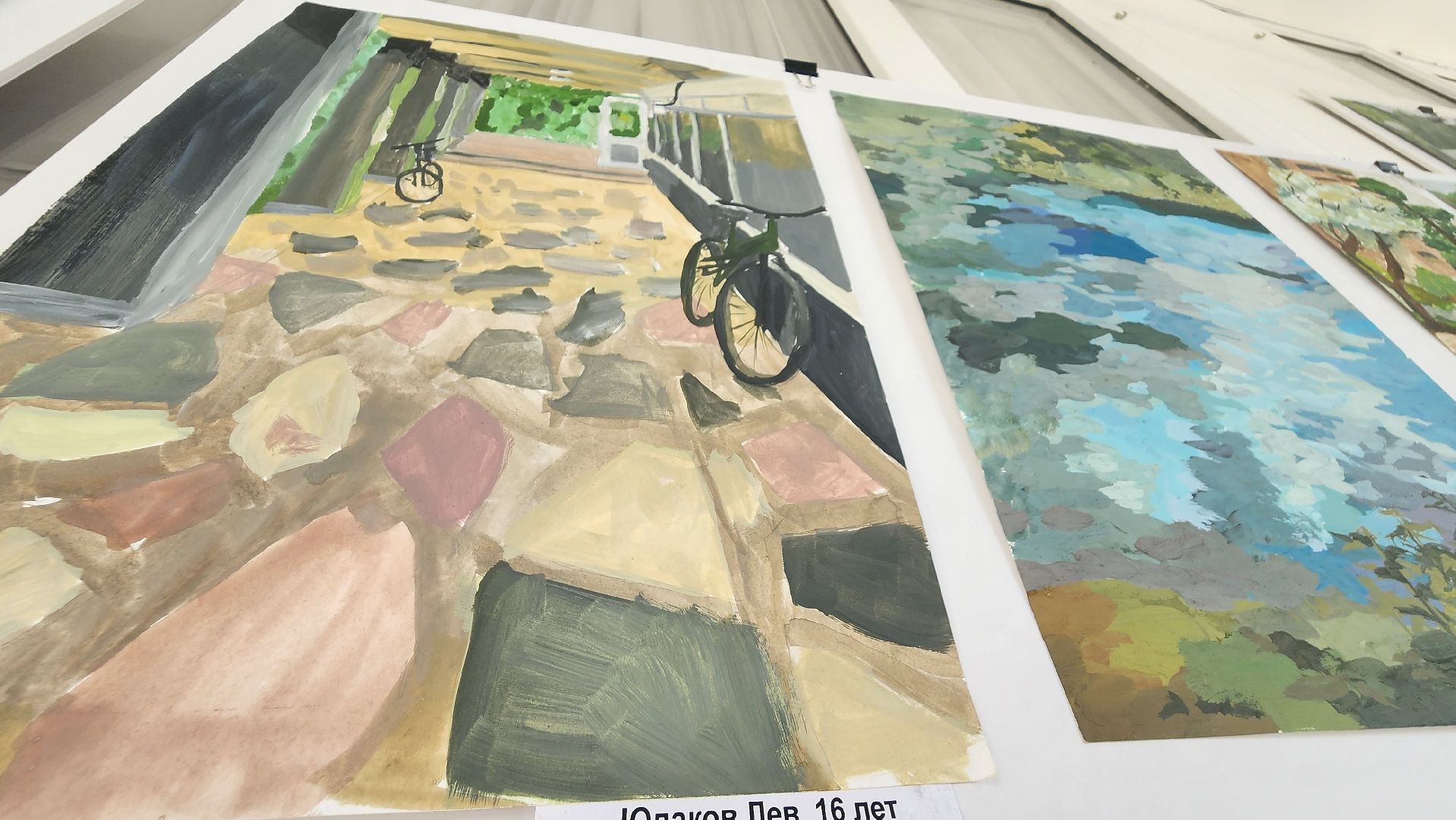 ДШИ, пленер, художественная школа, работы детей, протвино,