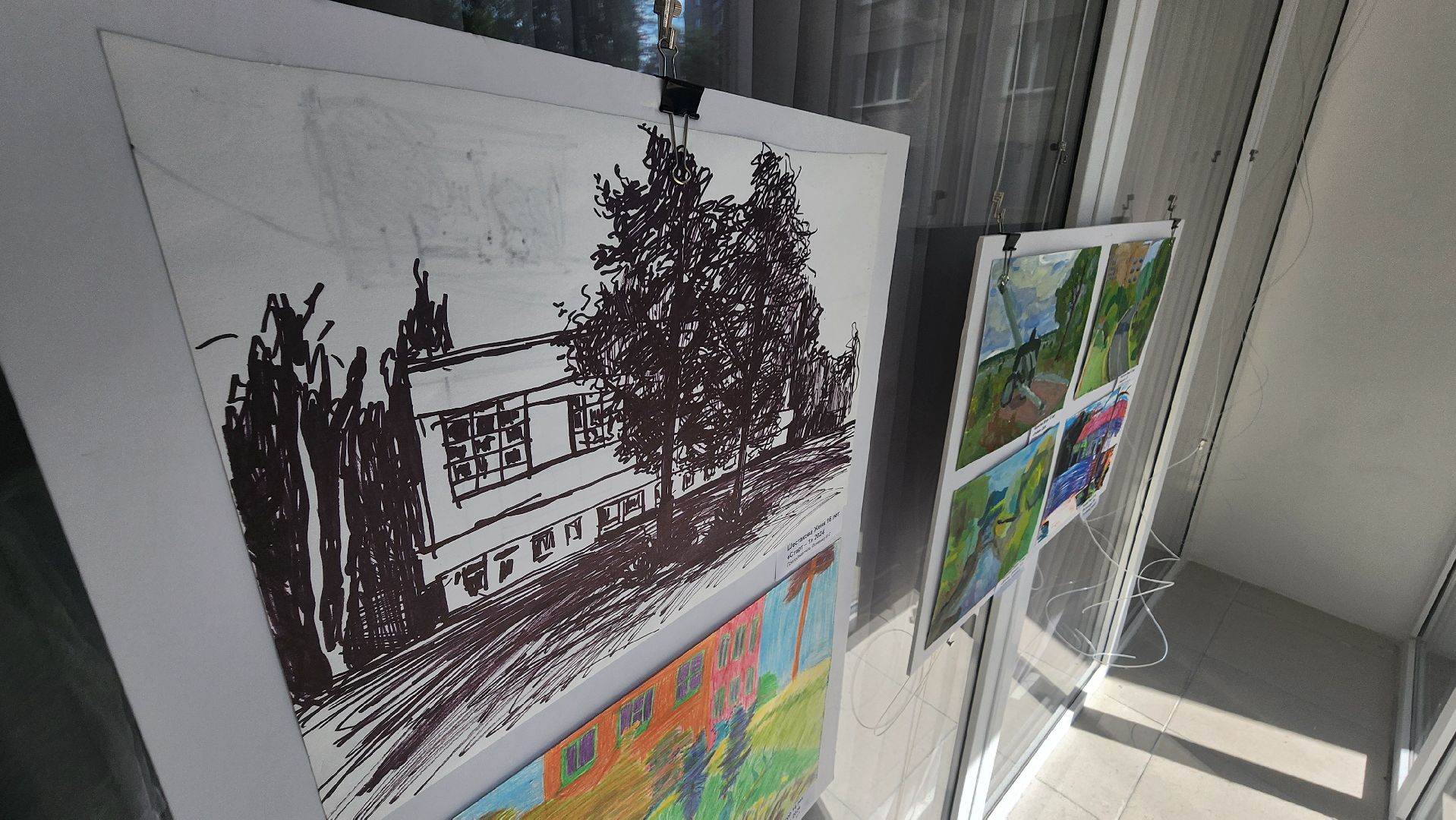 ДШИ, пленер, художественная школа, работы детей, протвино,