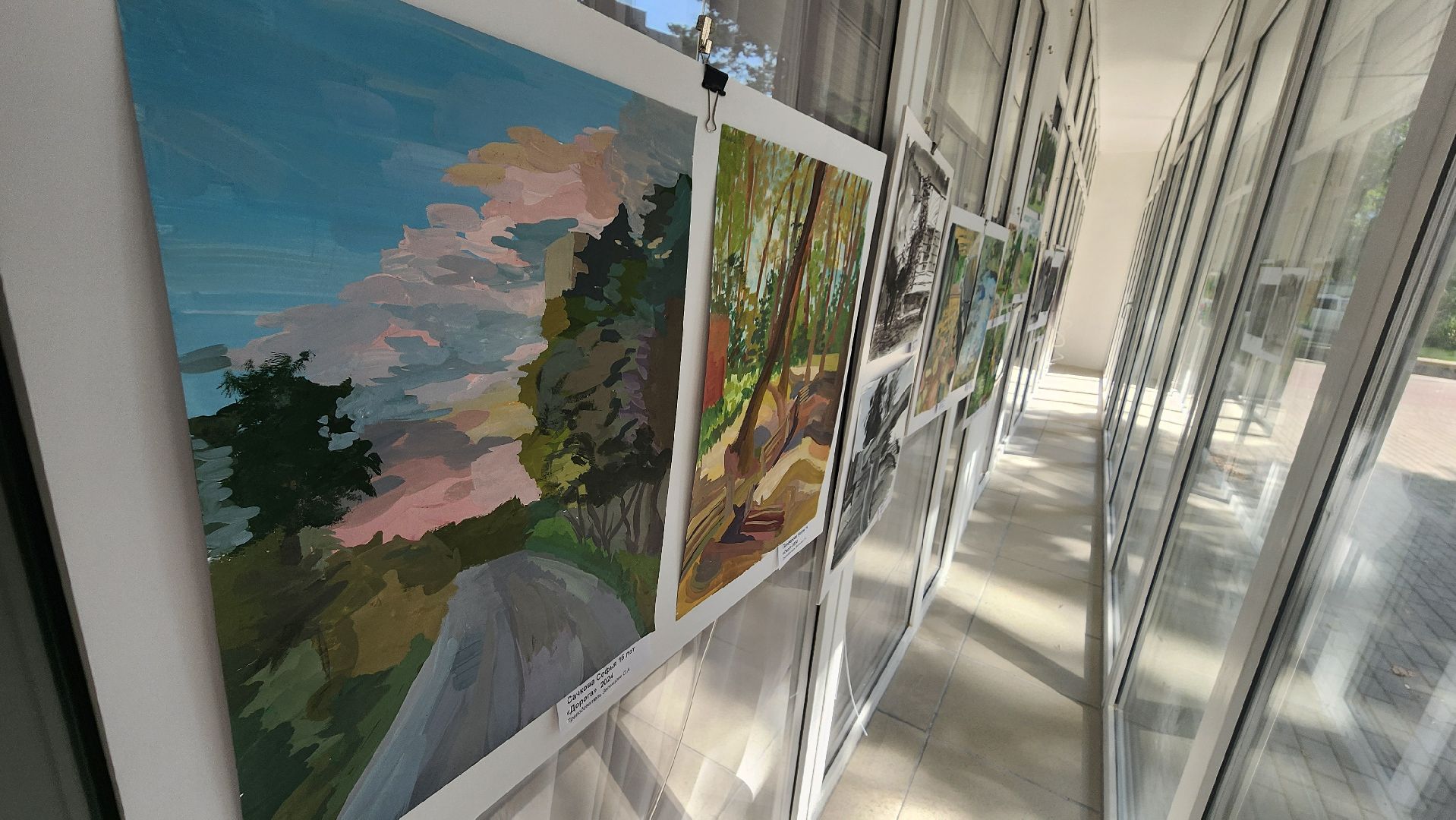 ДШИ, пленер, художественная школа, работы детей, протвино,