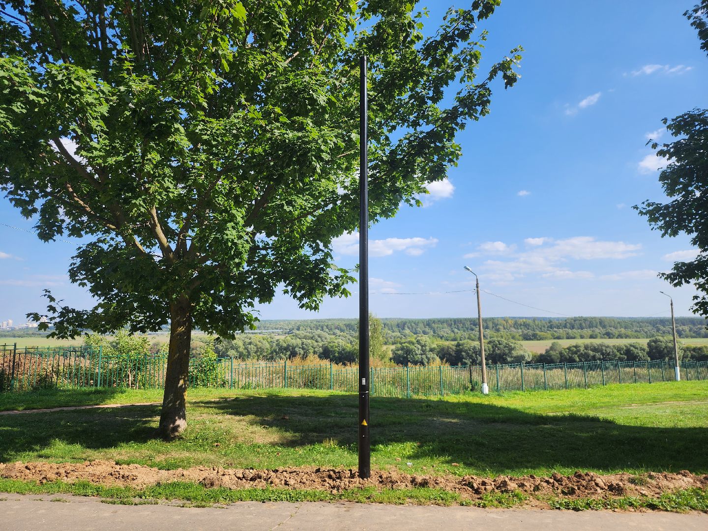 Коломна, светлый город, освещение улиц,