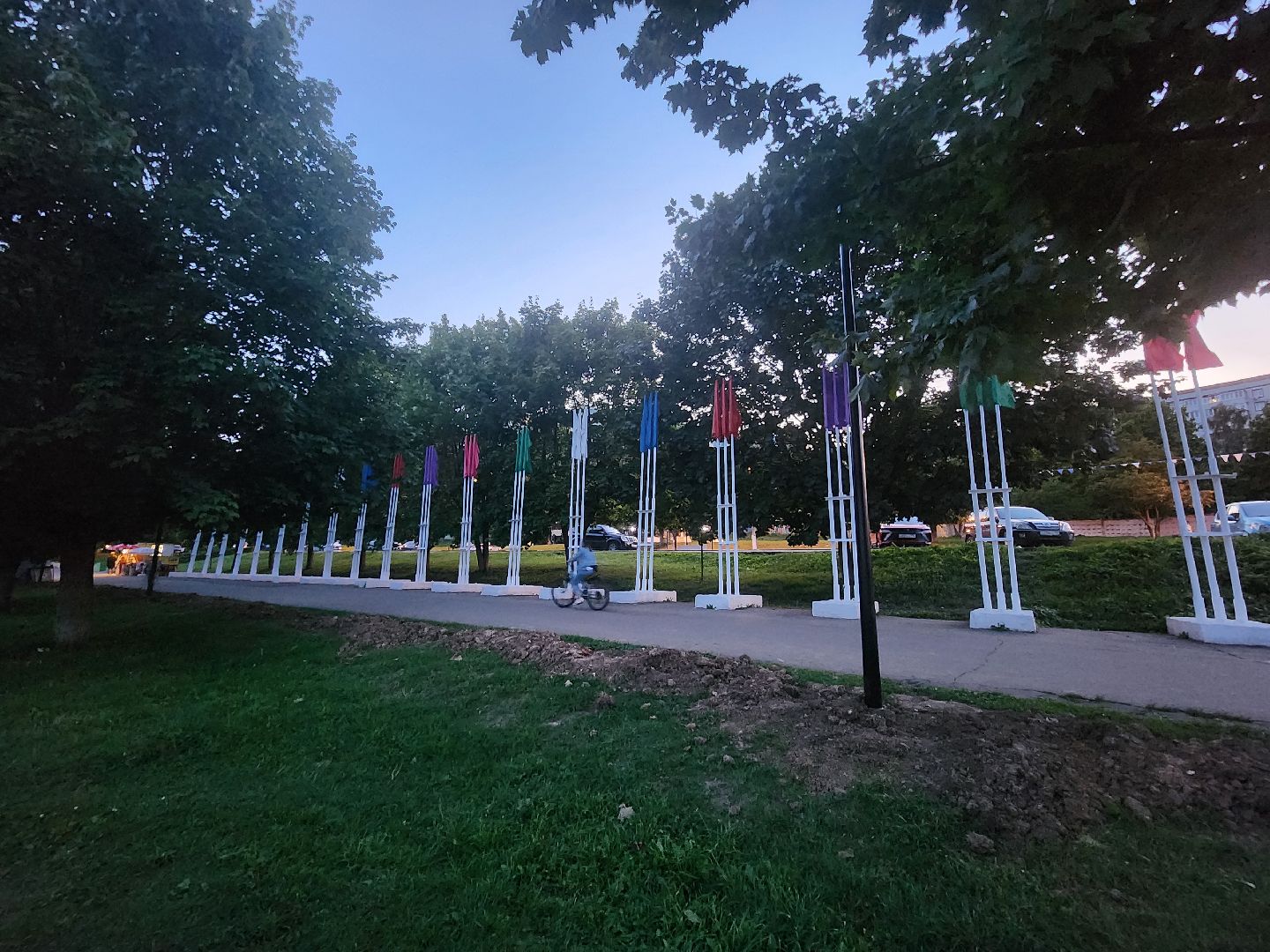 Коломна, светлый город, освещение улиц,