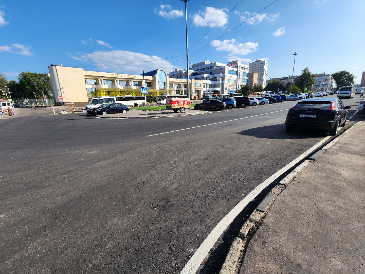 Коломна, дорожный ремонт, новый асфальт,