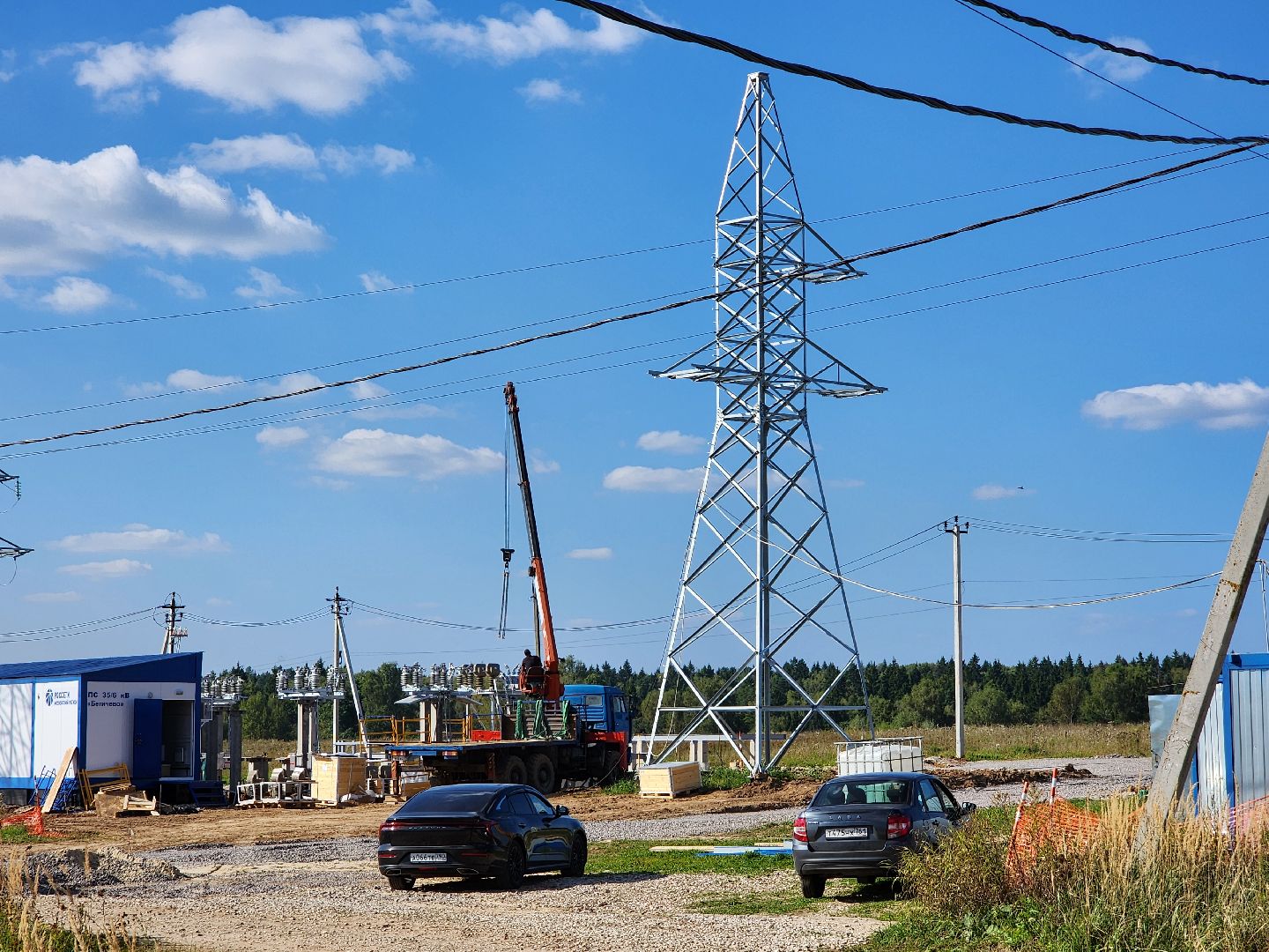Чехов, деревня Бегичево, подстанция, питающий центр, строительство, программа модернизации, россети московский регион, глава округа михаил собакин, энергоснабжение,