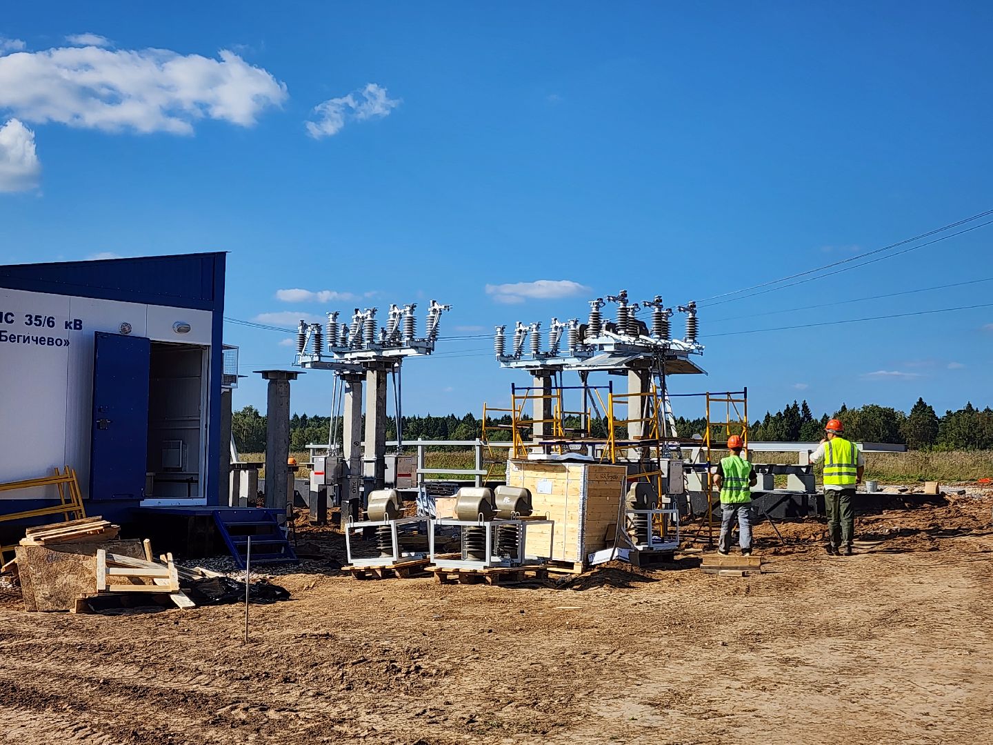 Чехов, деревня Бегичево, подстанция, питающий центр, строительство, программа модернизации, россети московский регион, глава округа михаил собакин, энергоснабжение,