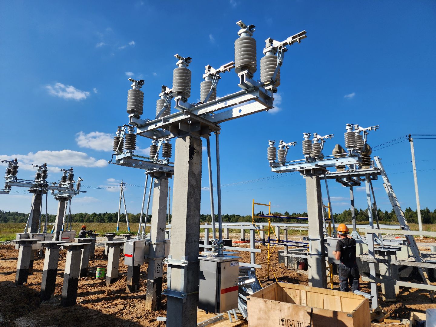 Чехов, деревня Бегичево, подстанция, питающий центр, строительство, программа модернизации, россети московский регион, глава округа михаил собакин, энергоснабжение,