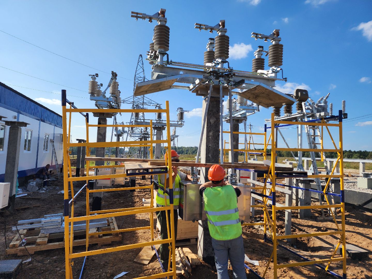Чехов, деревня Бегичево, подстанция, питающий центр, строительство, программа модернизации, россети московский регион, глава округа михаил собакин, энергоснабжение,
