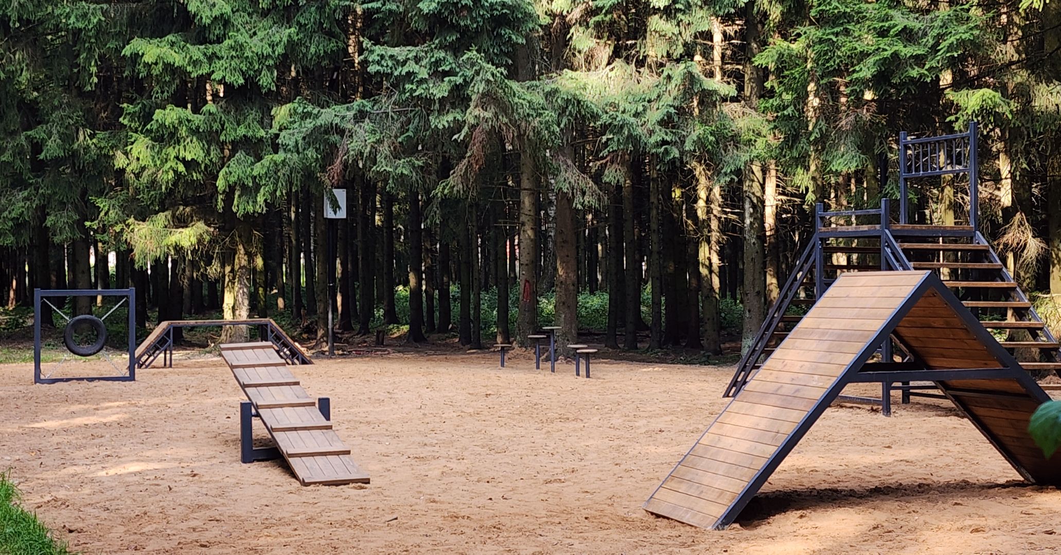 Звенигород, Благоустройство, Лесопарк в Супонево,