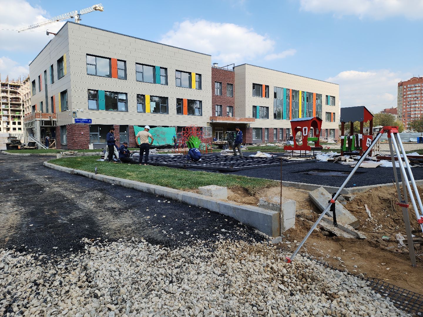 красногорск, строительство детского сада,