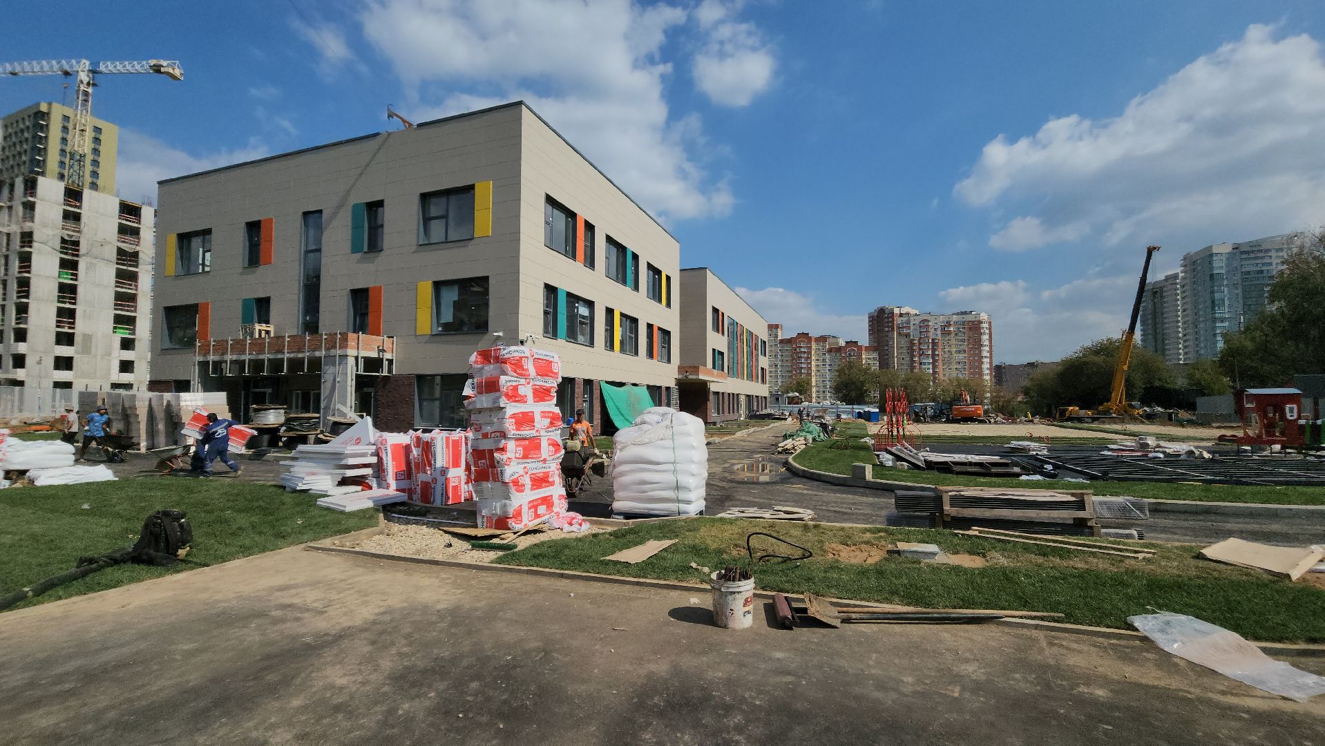 красногорск, строительство детского сада,