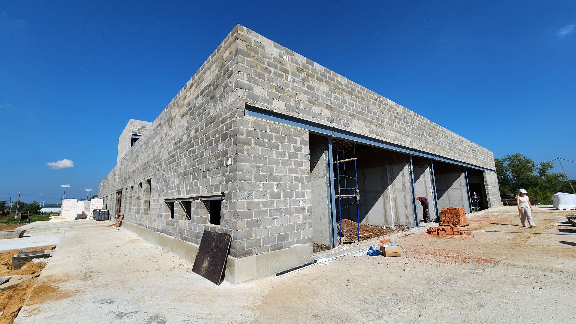 Бронницы, Строительство ФОК, новый спорткомплекс в бронницах, Ход строительства ФОК,