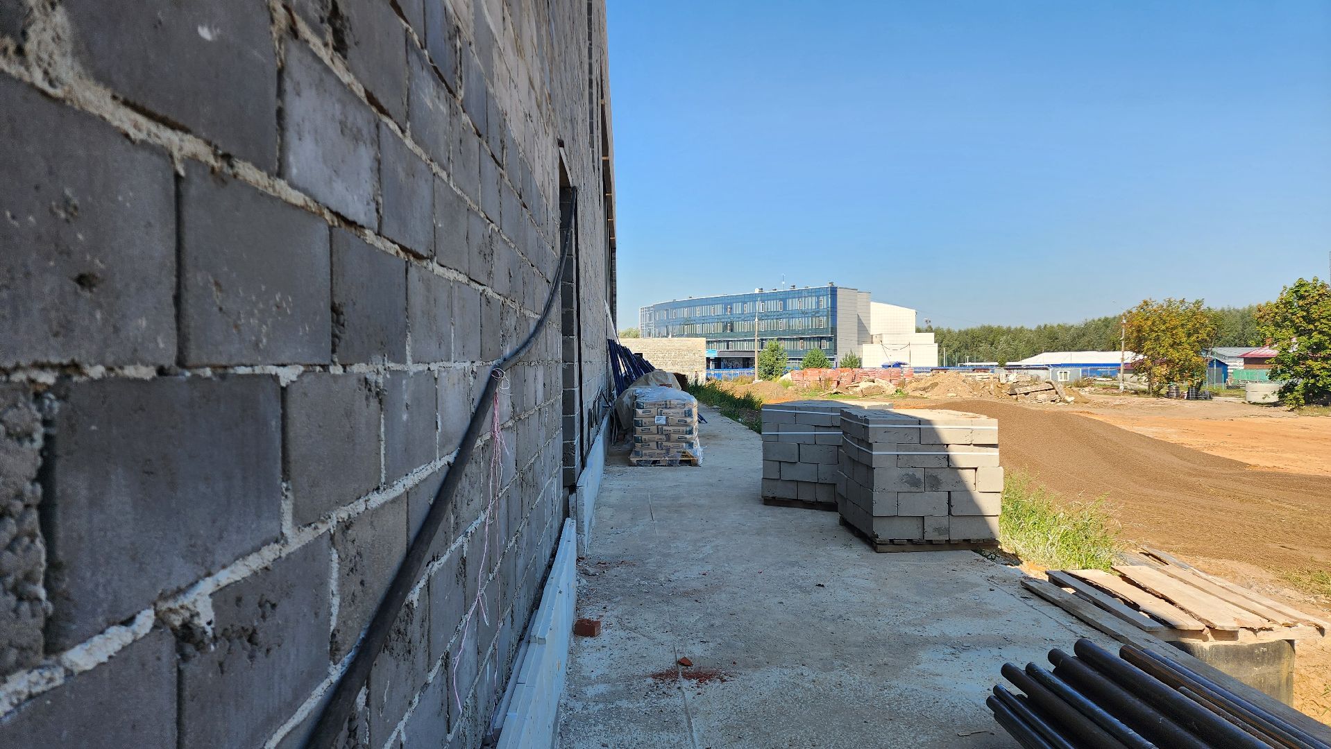 Бронницы, Строительство ФОК, новый спорткомплекс в бронницах, Ход строительства ФОК,