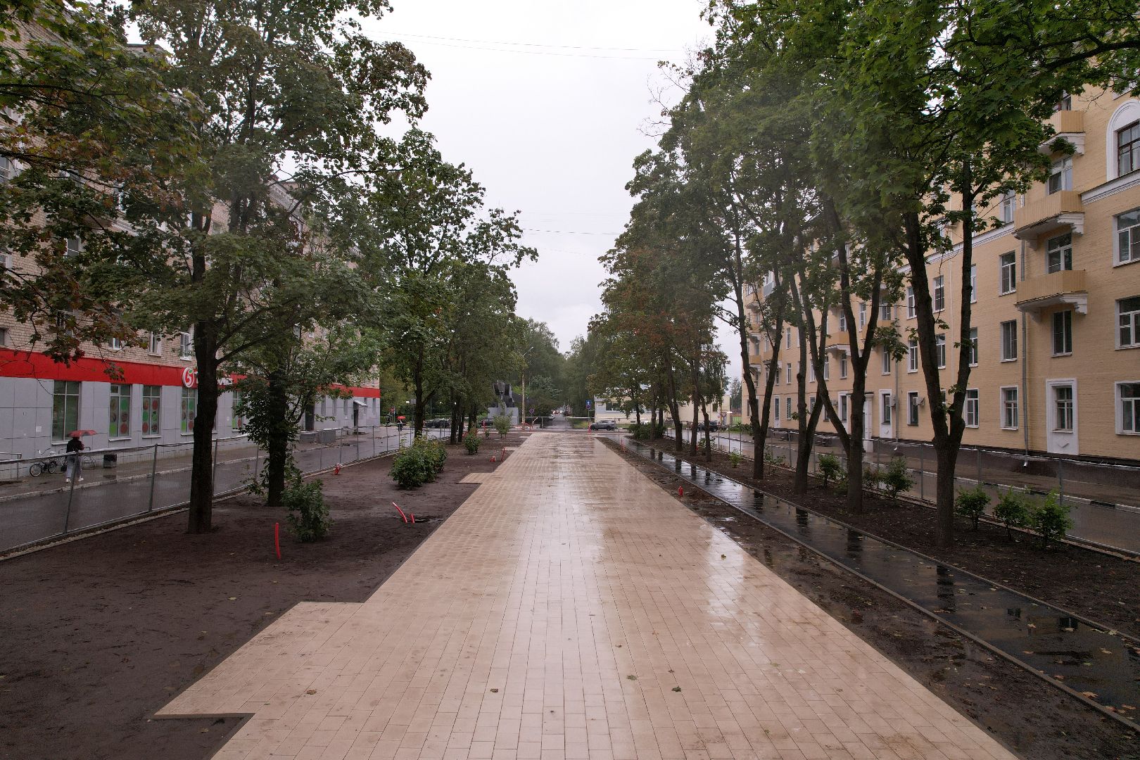 видео с коптера, дубна, благоустройство,