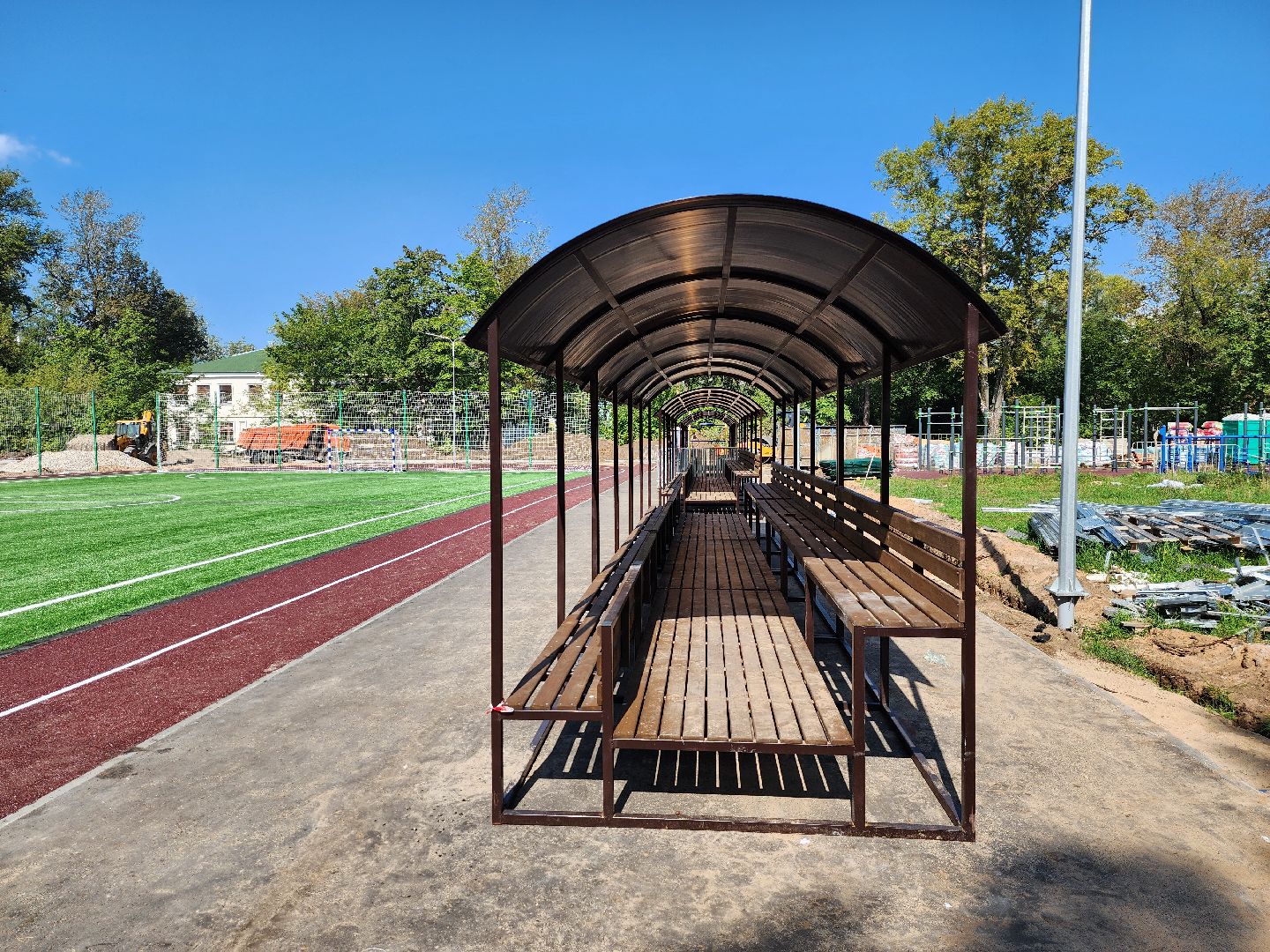 Дубна, Школа, капремонт, Открытый стадион,