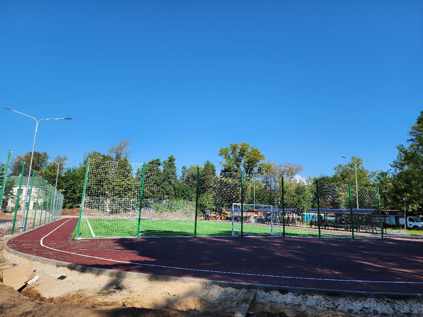 Дубна, Школа, капремонт, Открытый стадион,