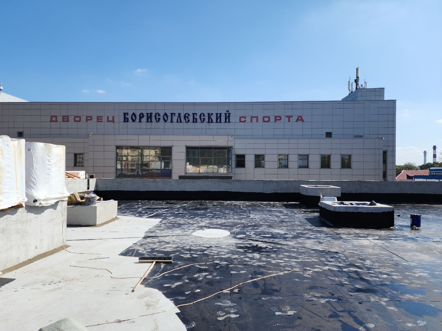 раменское, строительство, физкультурно-оздоровительный комплекс, кровельные работы,