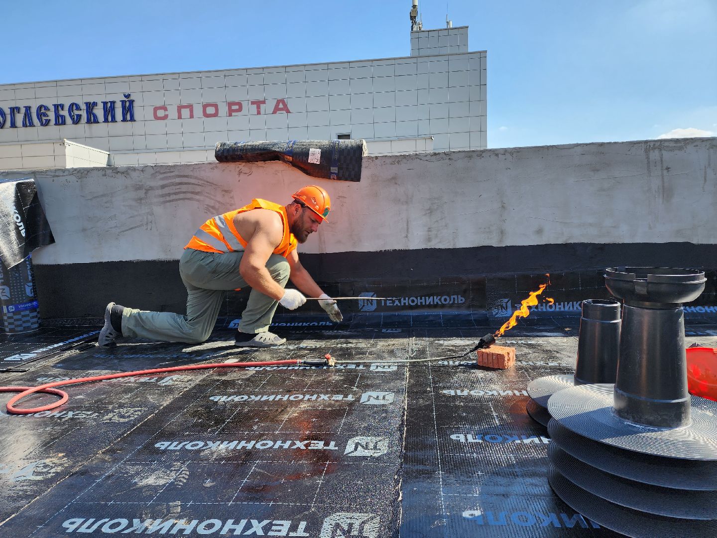 раменское, строительство, физкультурно-оздоровительный комплекс, кровельные работы,