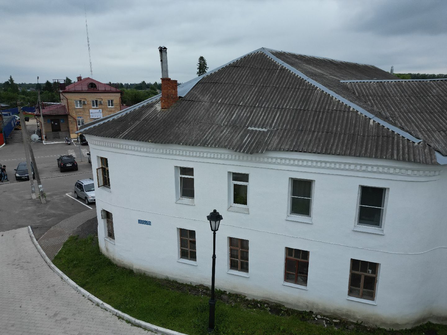 видео с коптера, верея, благоустройство, реставрация,