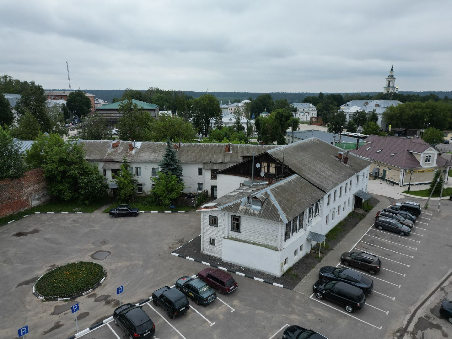 видео с коптера, верея, благоустройство, реставрация,