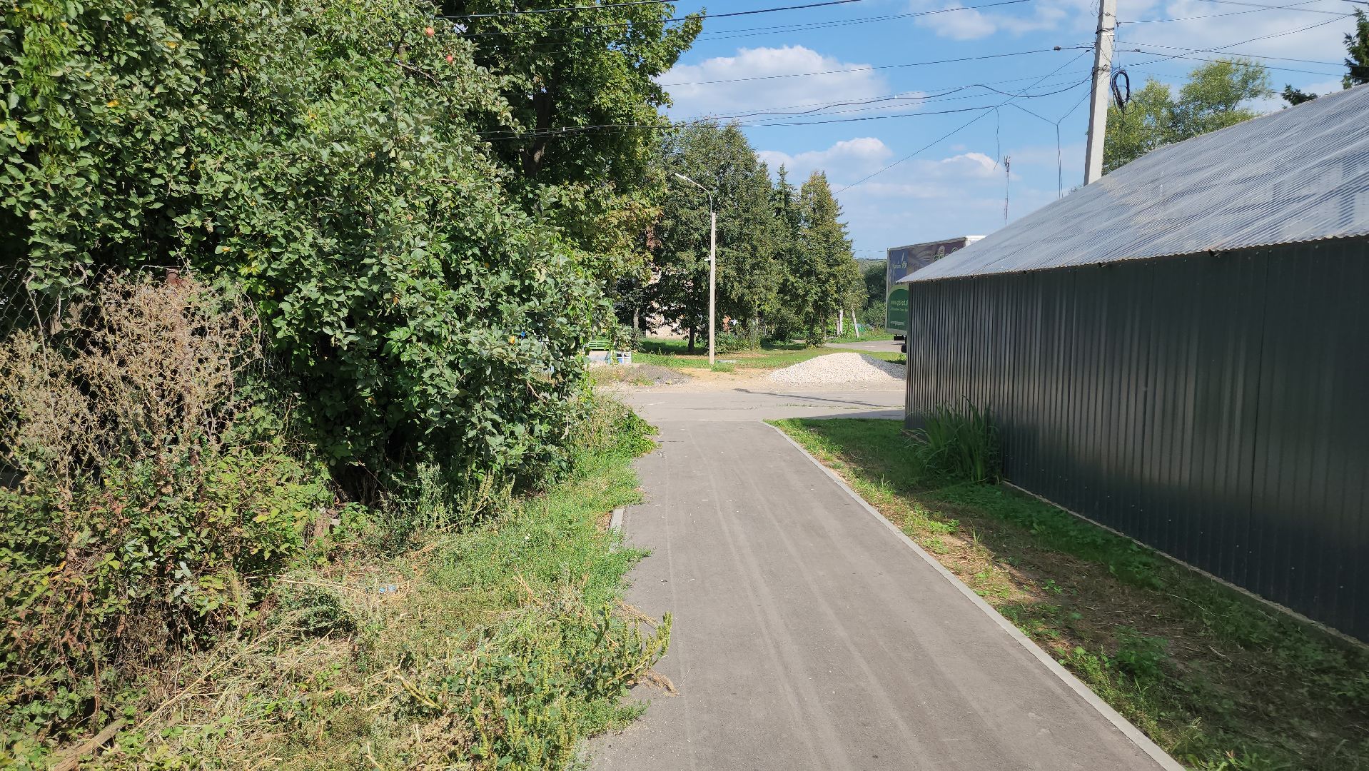 кашира, народная тропа, тротуар, корыстово,