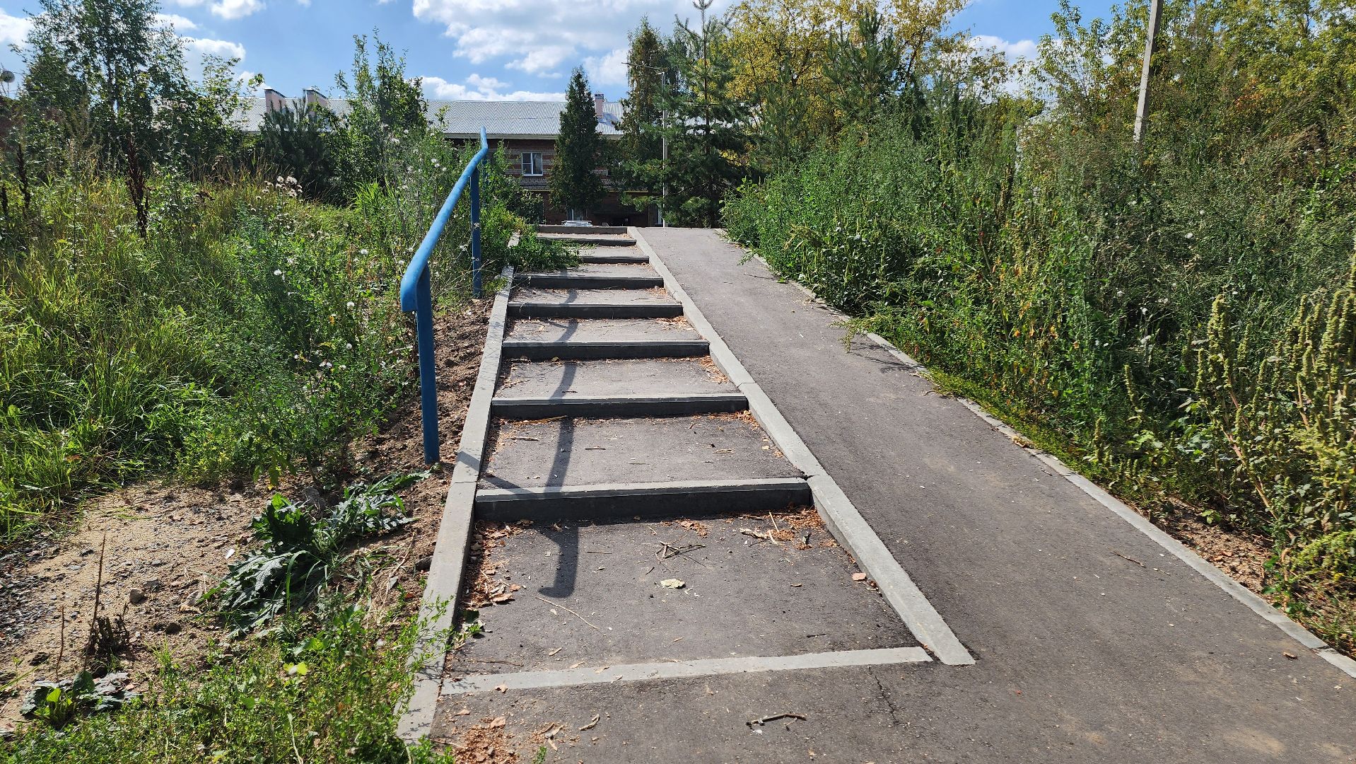 кашира, народная тропа, тротуар, корыстово,