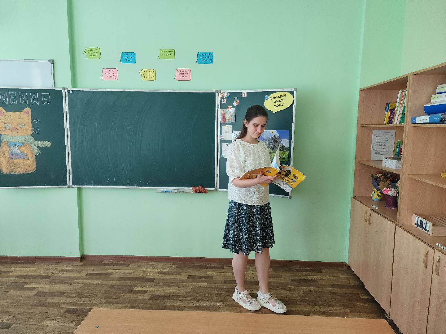 раменское, образование, средняя школа 9, новая учительница по английскому языку,