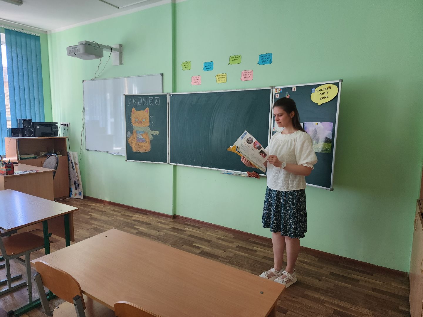 раменское, образование, средняя школа 9, новая учительница по английскому языку,