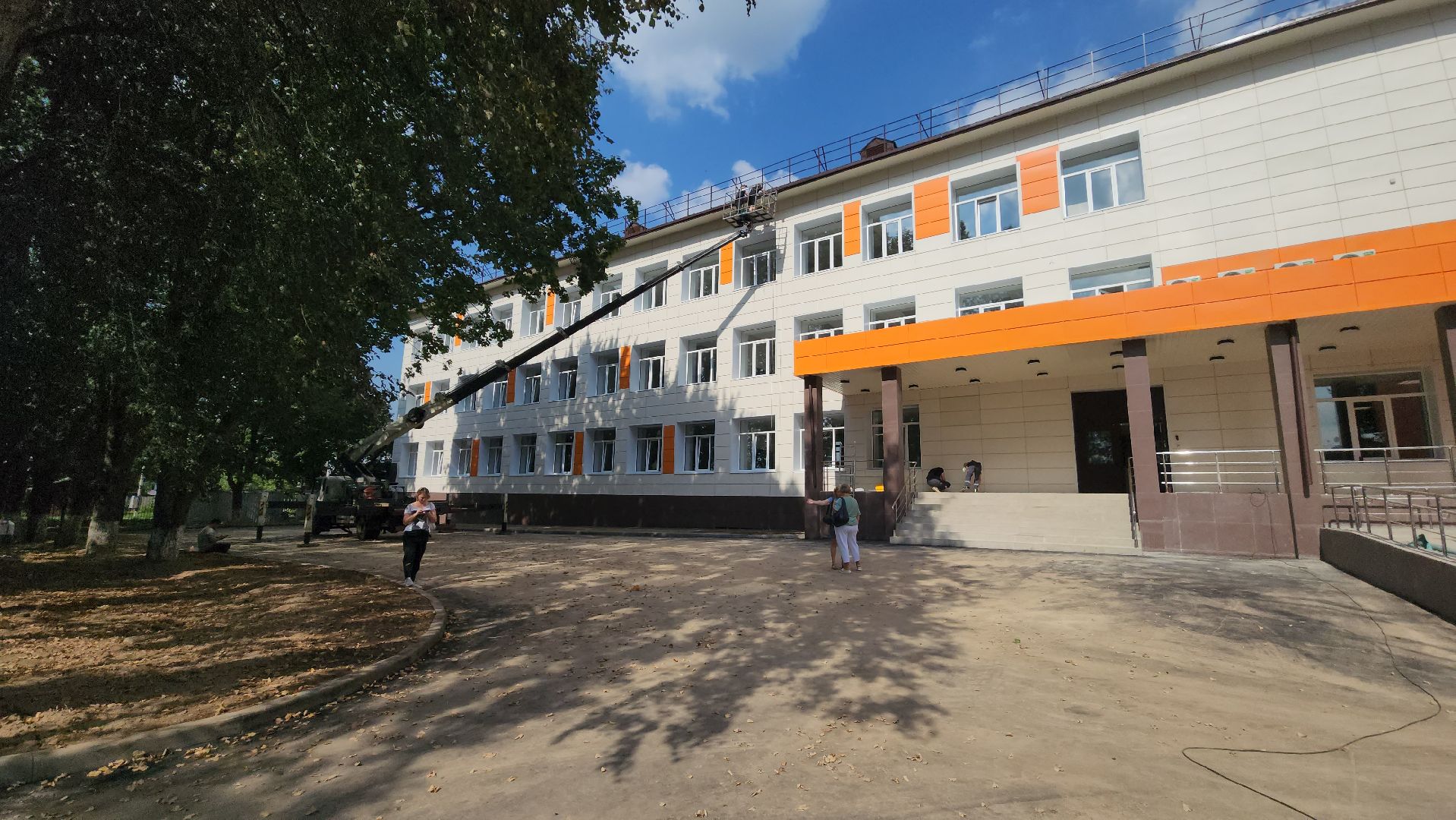 капремонт школы, пушкинский, образовательные учреждения, завершение капремонта, правдинский,