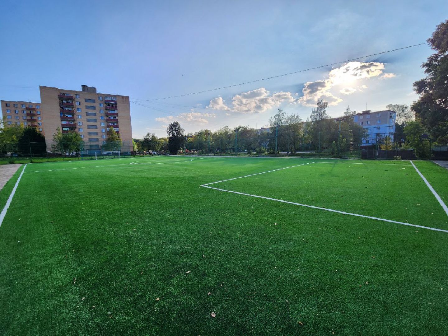 можайск, можайский городской округ, подмосковье, ремонт, футбольное поле, спорт, ремонт футбольного поля, спортивная школа,