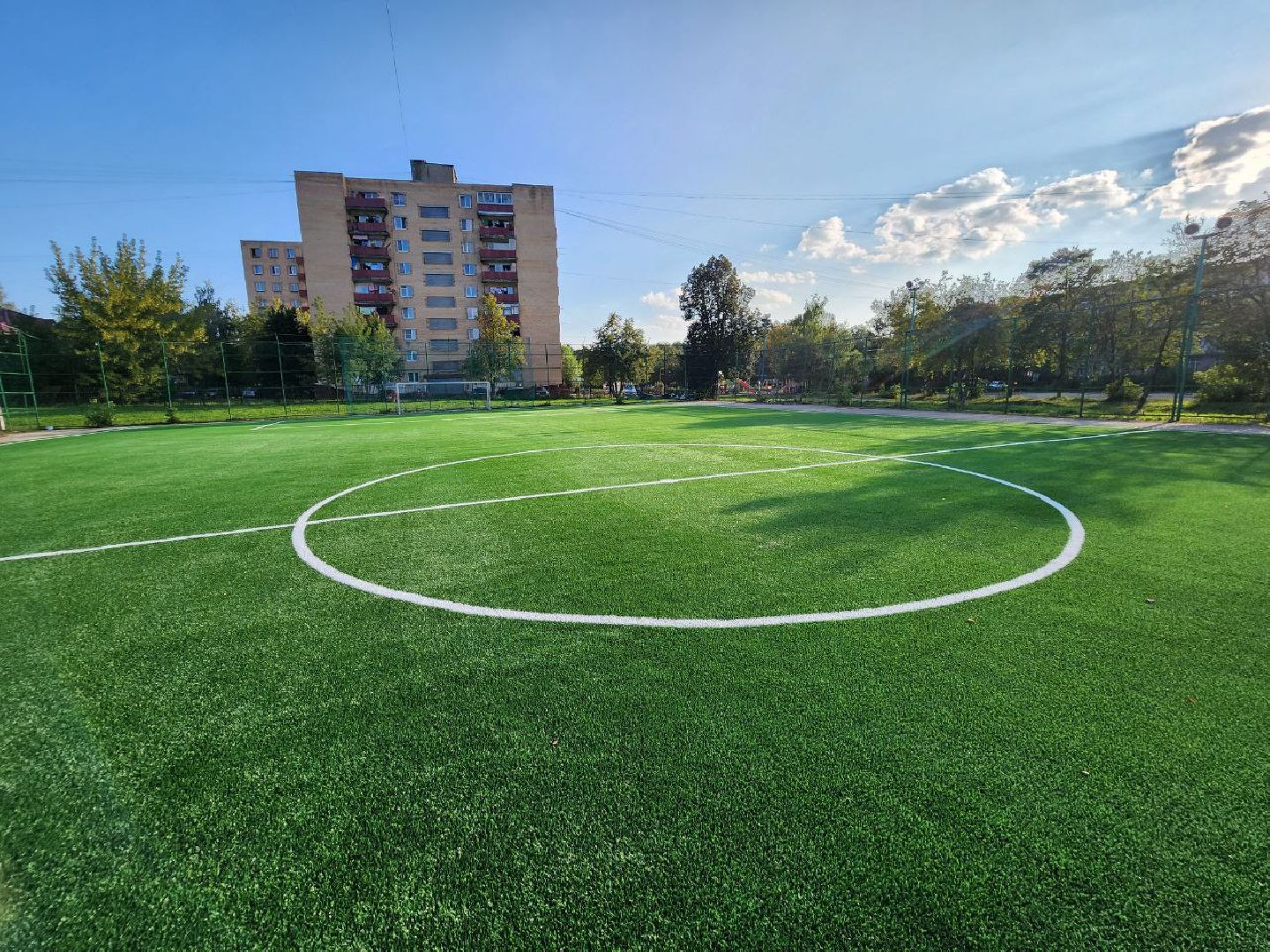 можайск, можайский городской округ, подмосковье, ремонт, футбольное поле, спорт, ремонт футбольного поля, спортивная школа,