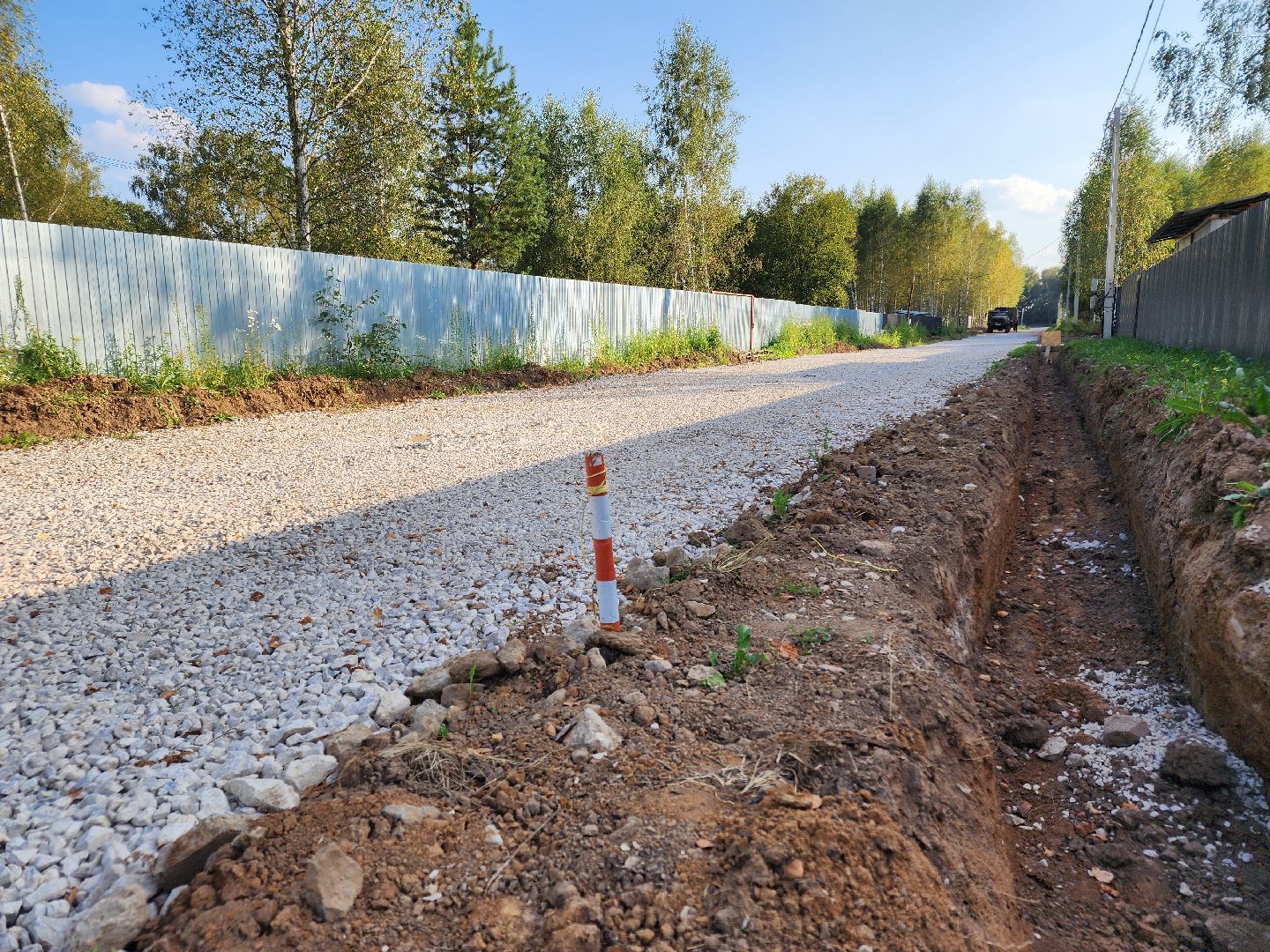 Чехов, поселок Мещерское, улица Кленовая, строительство дороги, дорожный ремонт, участки многодетных семей, глава округа михаил собакин,