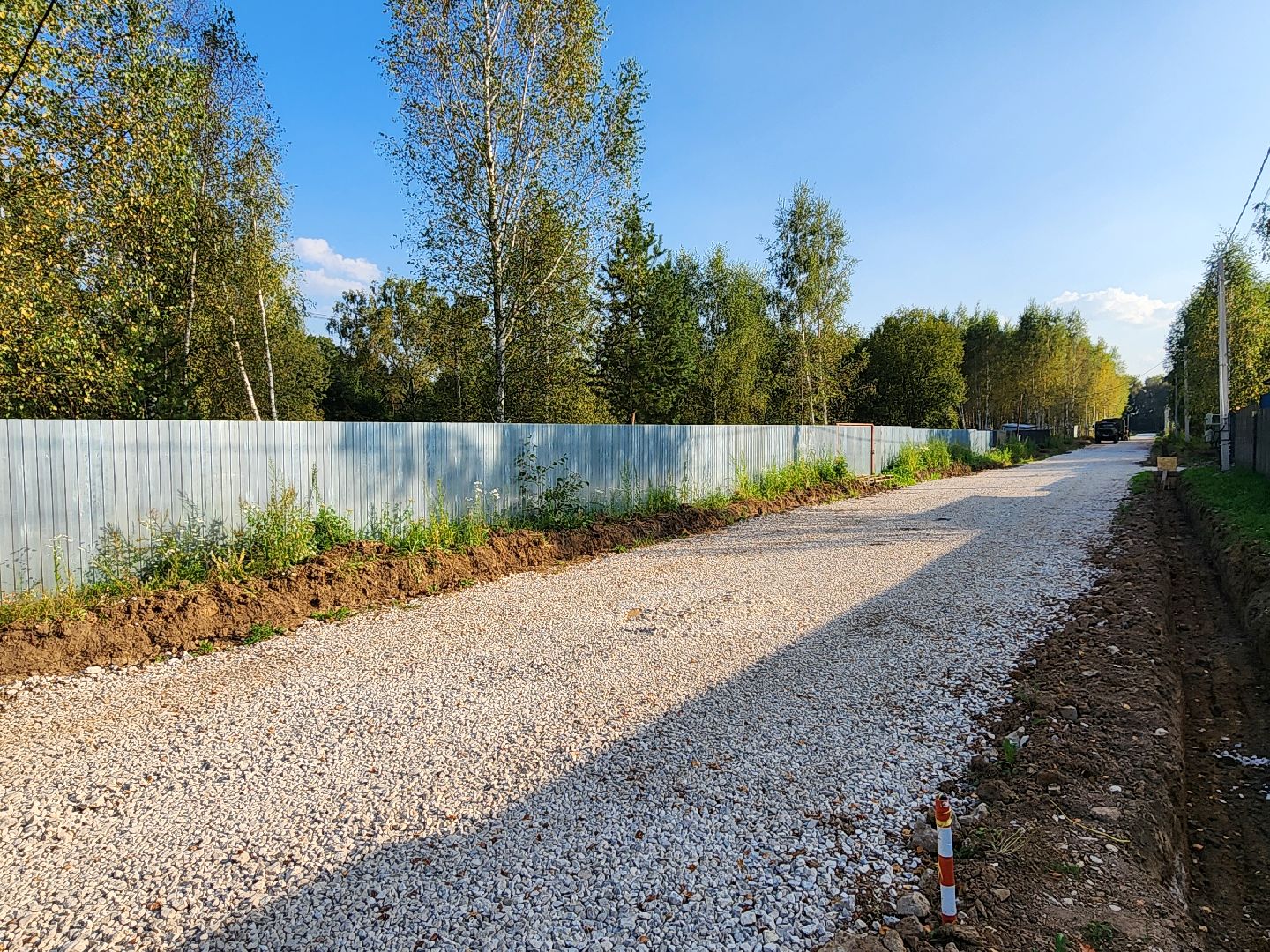 Чехов, поселок Мещерское, улица Кленовая, строительство дороги, дорожный ремонт, участки многодетных семей, глава округа михаил собакин,