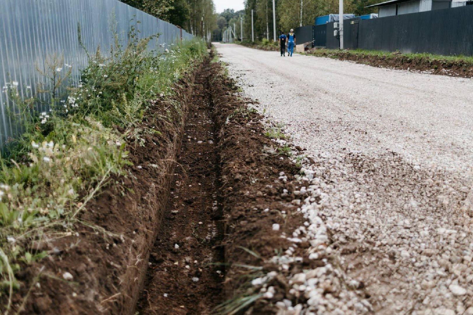 Чехов, поселок Мещерское, улица Кленовая, строительство дороги, дорожный ремонт, участки многодетных семей, глава округа михаил собакин,
