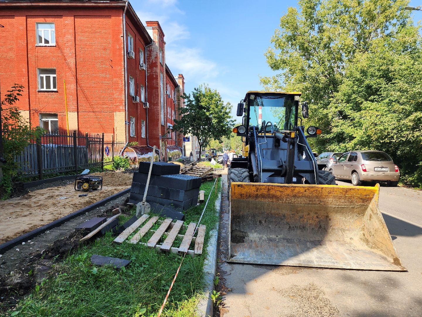 комплексное ремонт тротуара, обновление пешеходной зоны, благоустройство, Ногинск, Богородский городской округ,