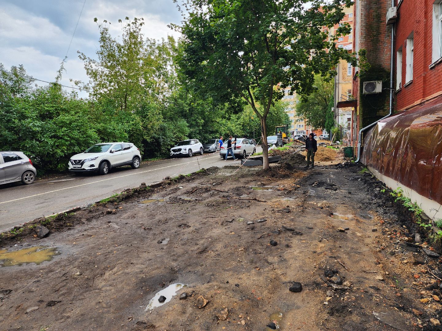 комплексное ремонт тротуара, обновление пешеходной зоны, благоустройство, Ногинск, Богородский городской округ,