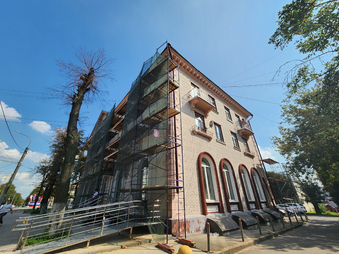 капремонт, ремонта фасадов мкд, ремонт фасада дома, видное, школьная улица, ленинский округ, региональная программа капремонта,