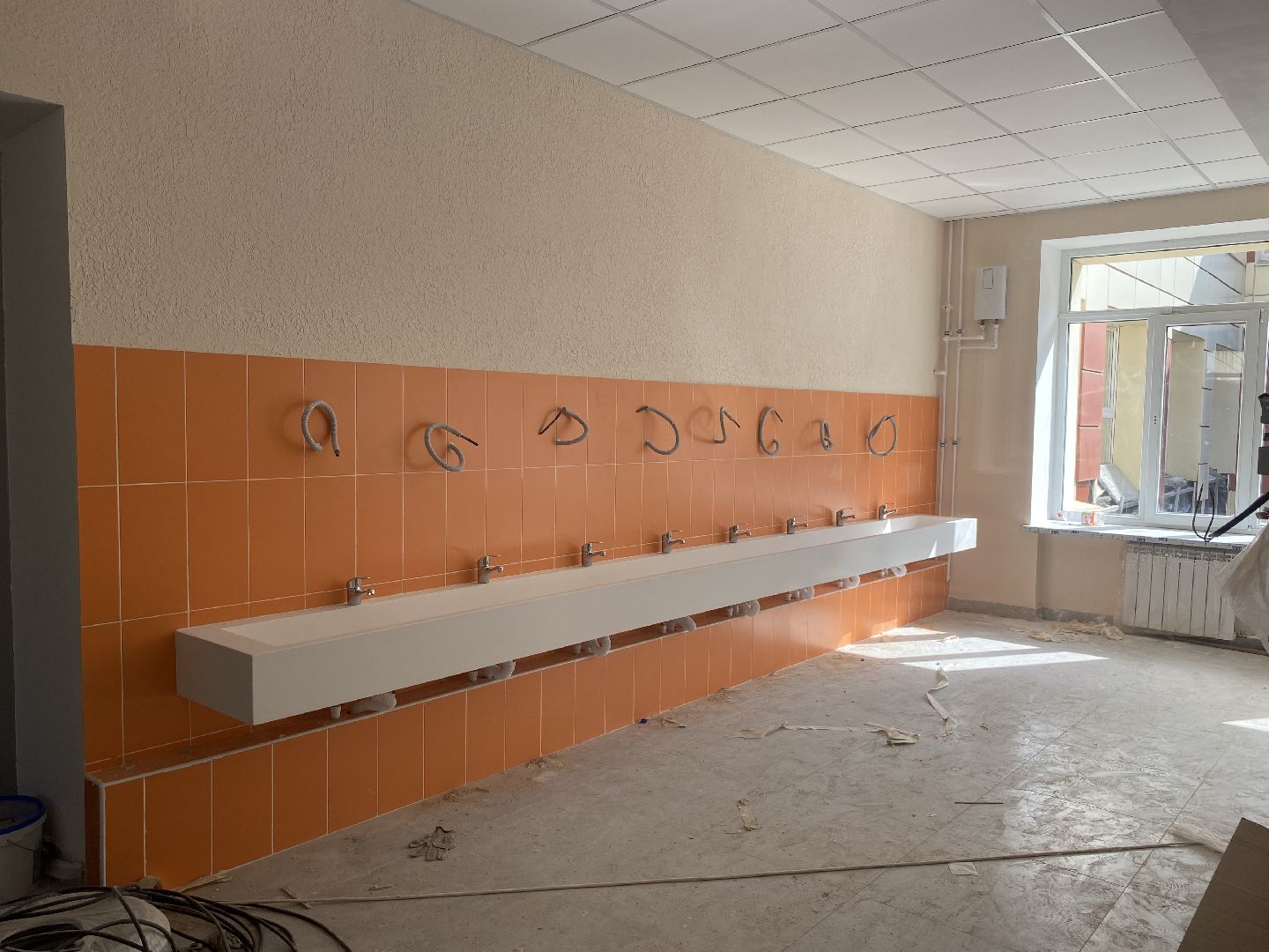 новый учебный год, школа им АС Попова, Власиха школа Попова, капитальный ремонт школы Попова, Власиха капремонт школы,