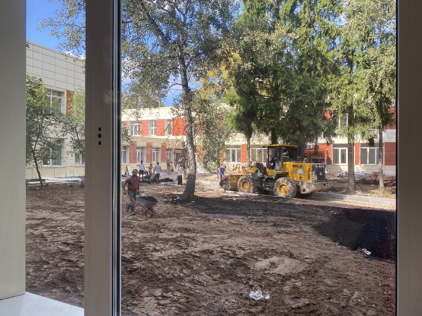 новый учебный год, школа им АС Попова, Власиха школа Попова, капитальный ремонт школы Попова, Власиха капремонт школы,