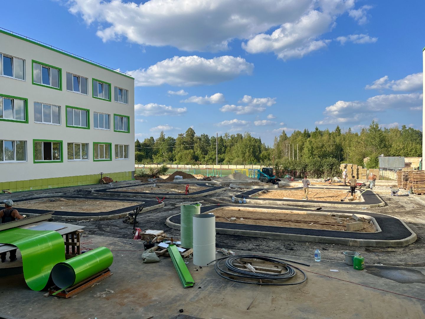 наро-фоминский городской округ, калининец, алабинская школа, капитальный ремонт школы,