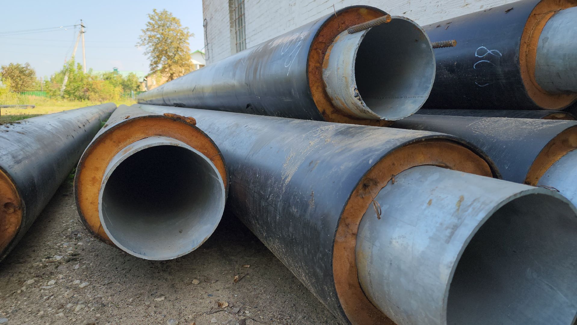 егорьевск, поселок, новый, ремонт, трубы, теплосеть, сети,